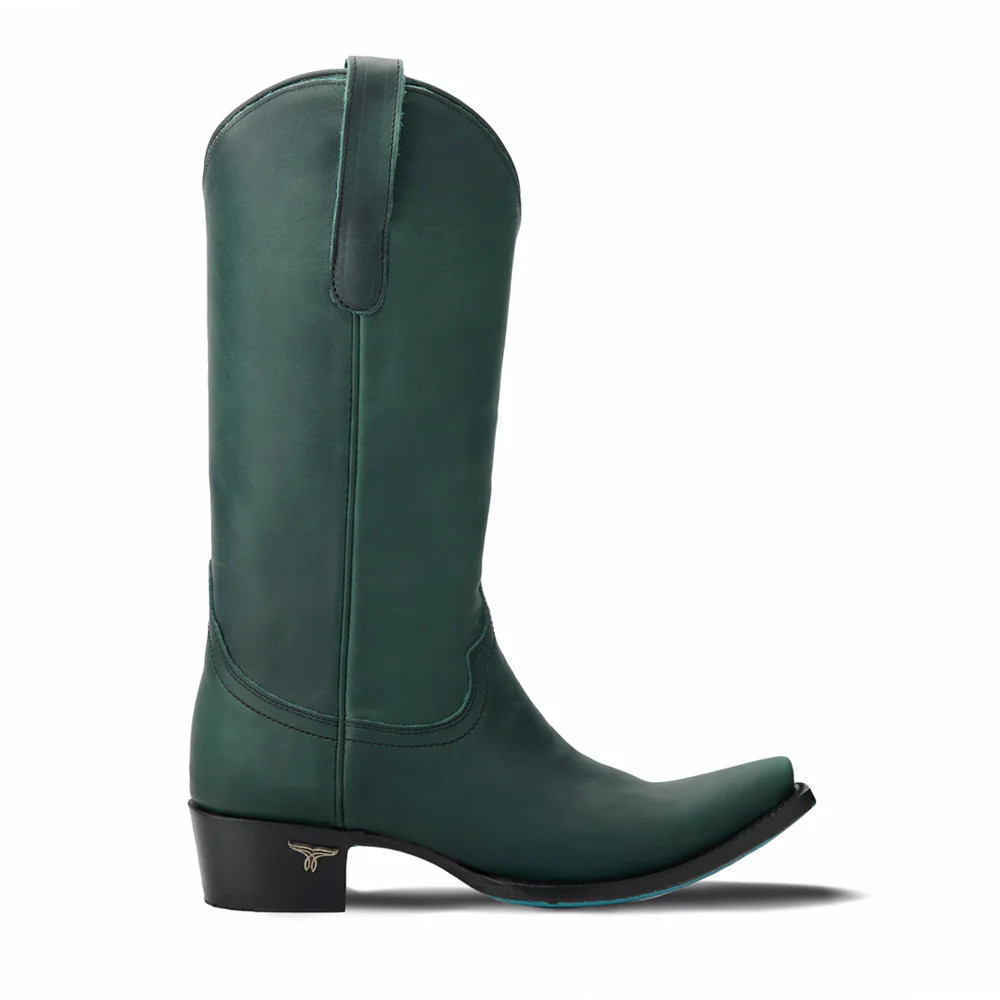 Shop Green Womens Lane Emma Jane Snip Toe Cowboy Boots | Shoebacca
