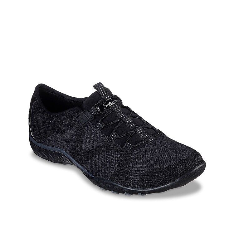 Skechers Relaxed Fit Breathe Easy Opportuknity Slip-On Sneaker - Women's - Black - Size 8.5 | DSW