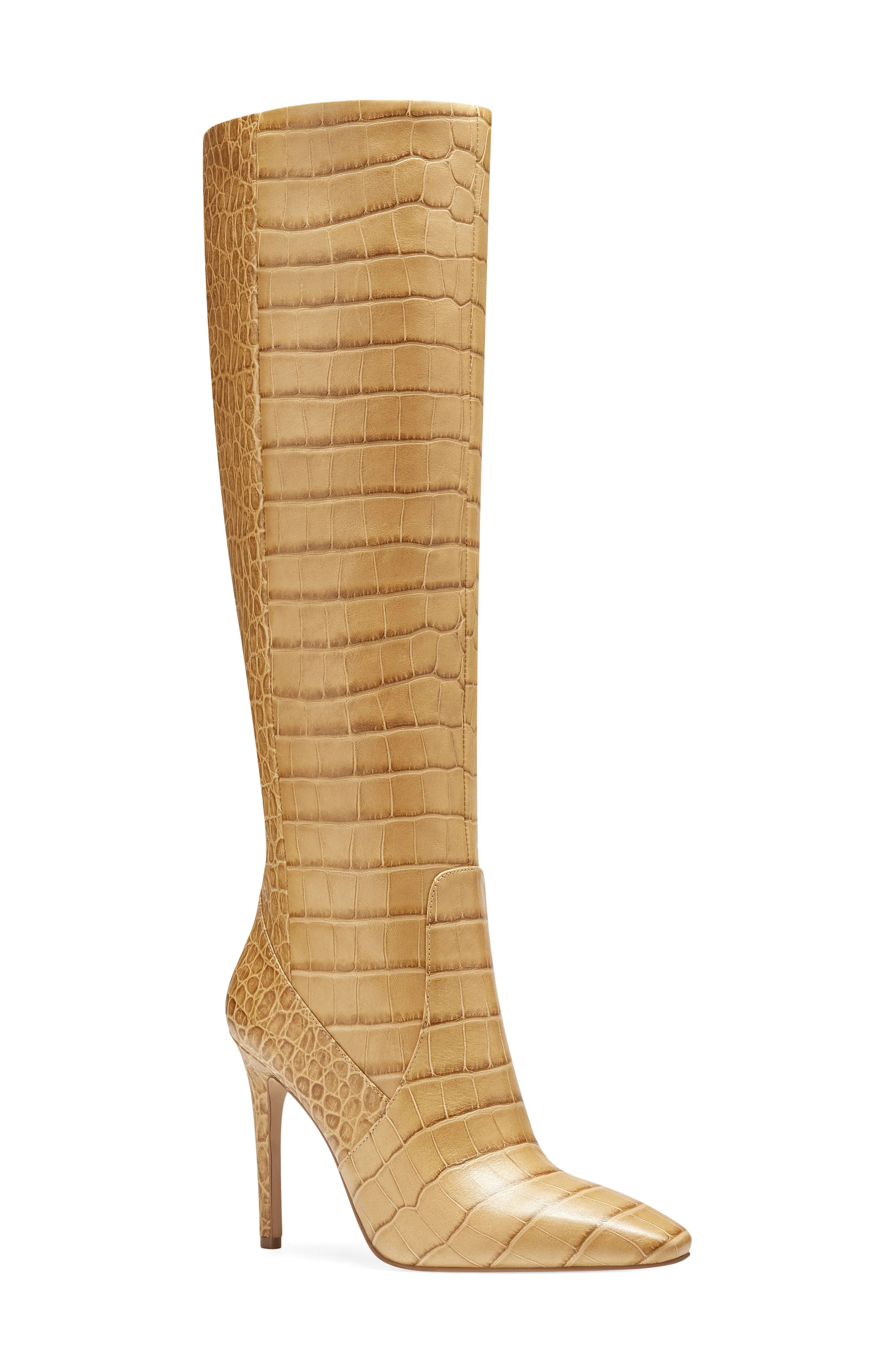 Women's Vince Camuto Fendels Knee High Boot, Size 6 M - Beige | Nordstrom