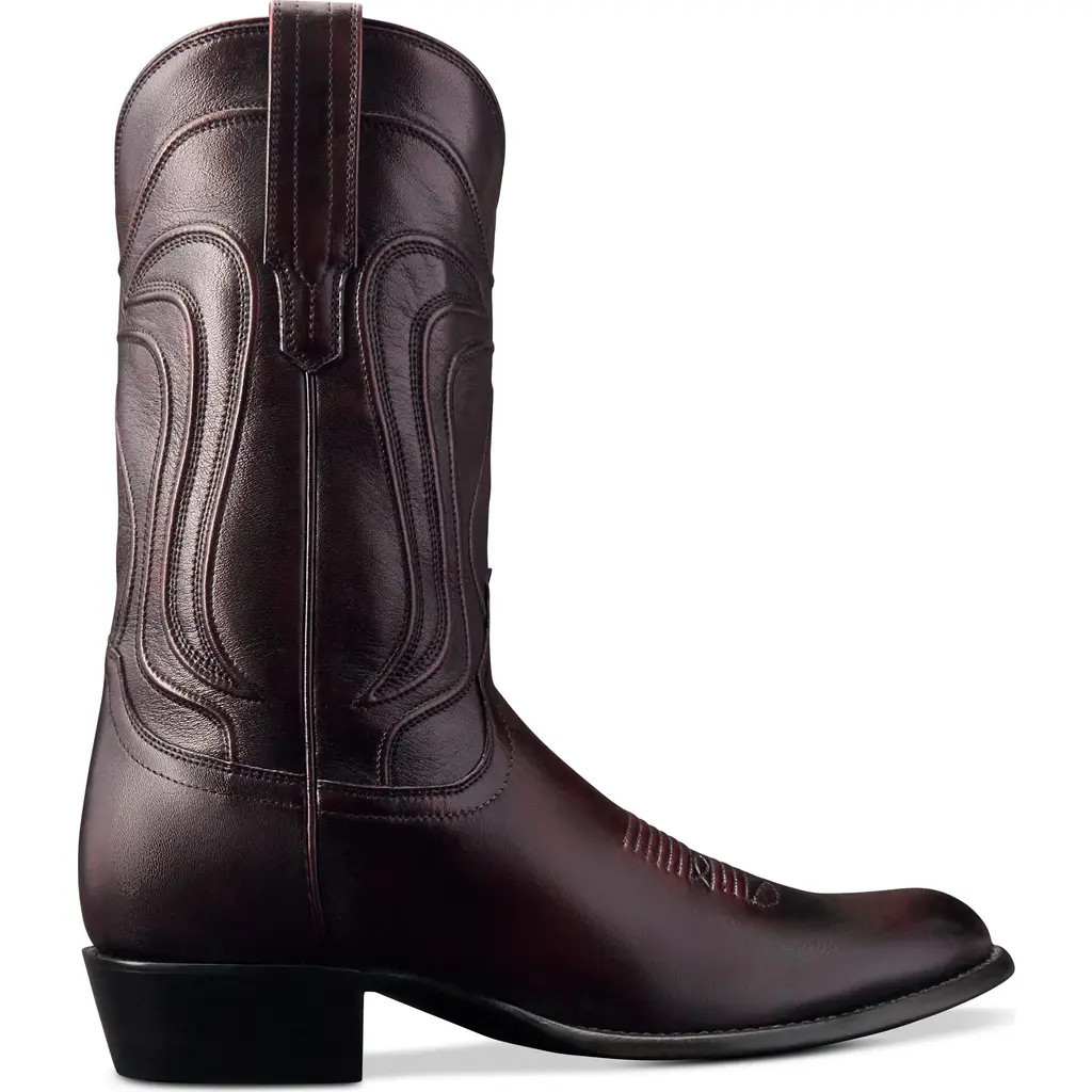 Tecovas The Cartwright Western Boot in Black Cherry at Nordstrom, Size 13 | Nordstrom