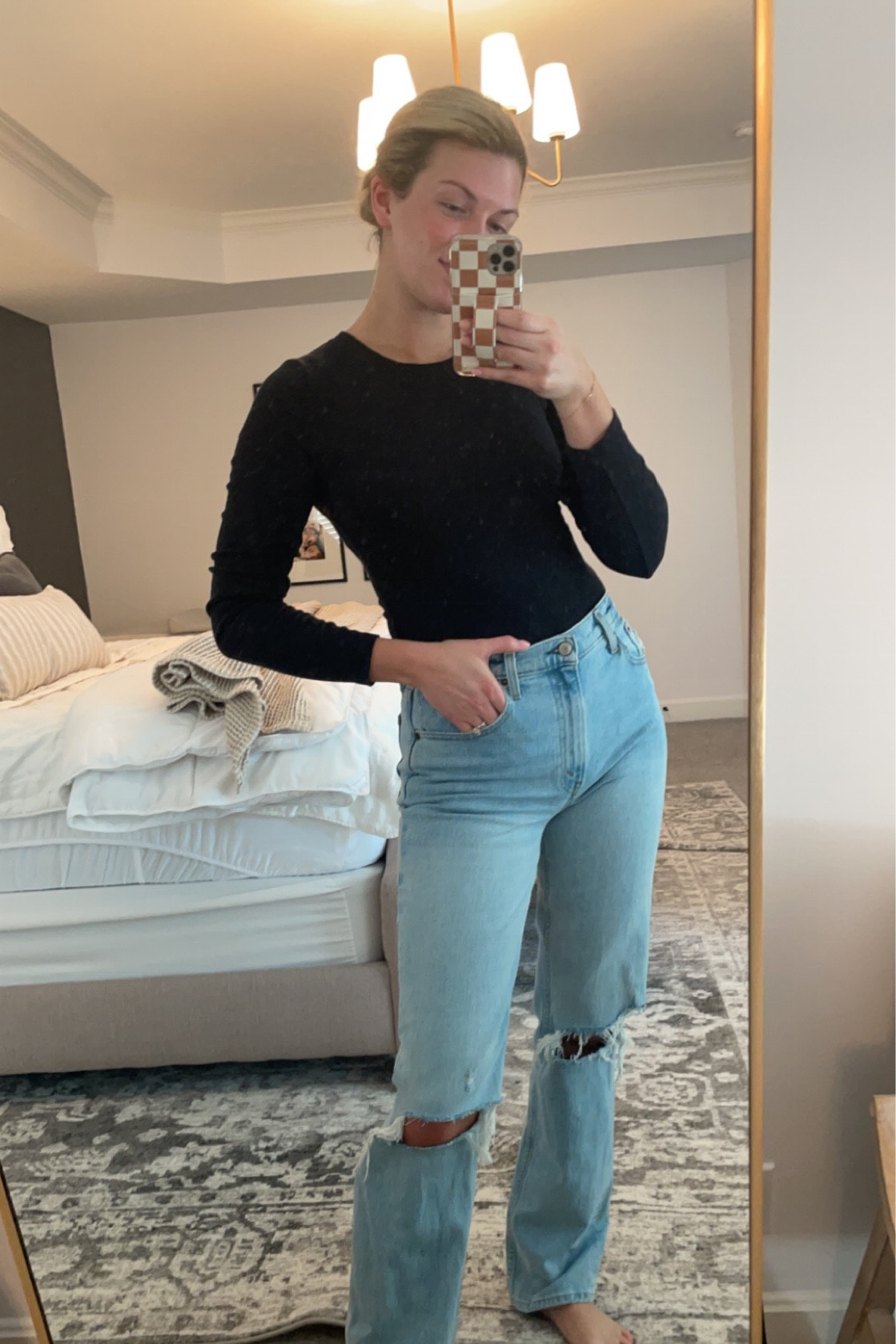 Abercrombie sale! Size M bodysuit. TTS jeans 