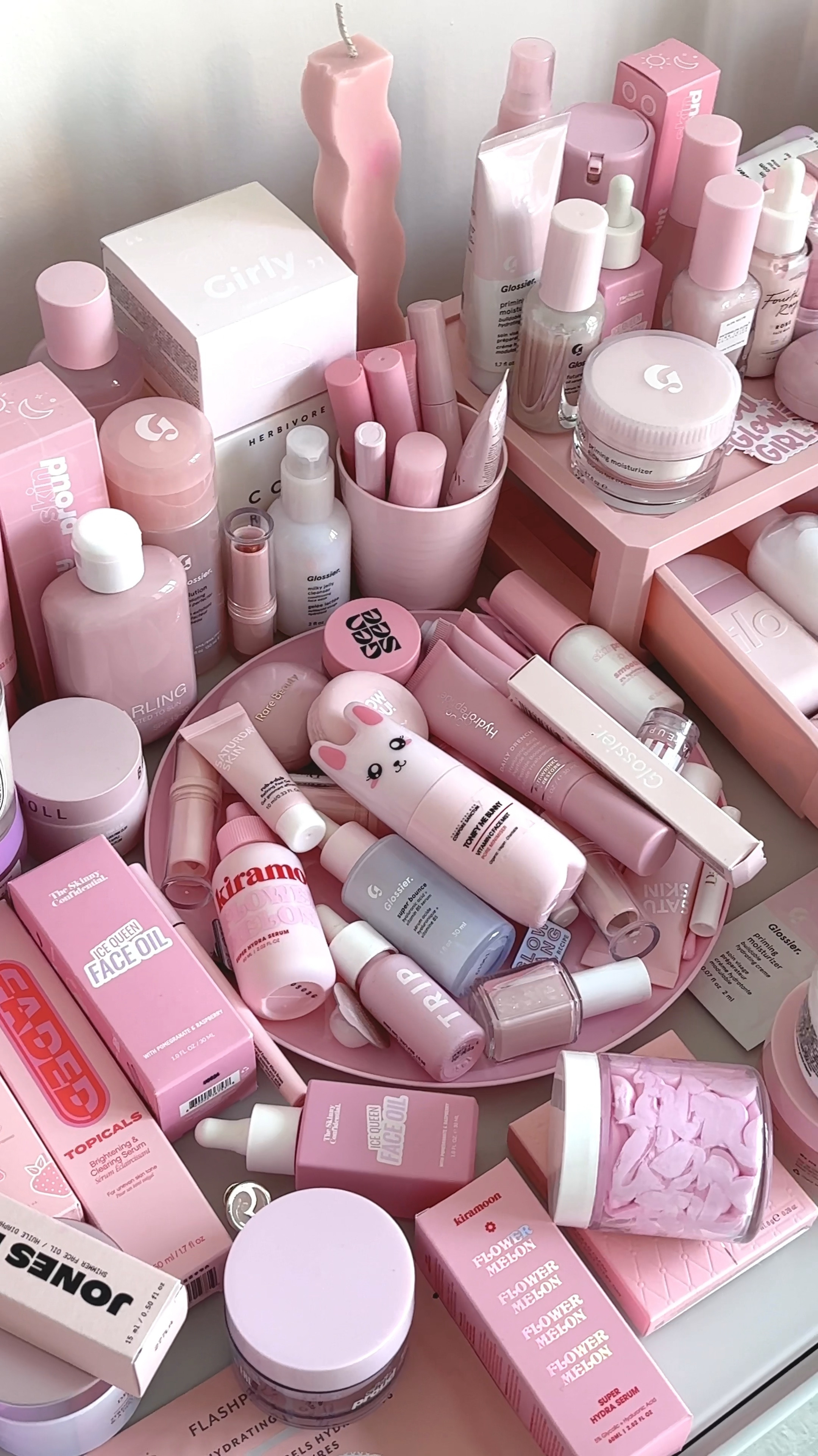 PINK MAKEUP FAVES🎀
A selection of some of my favourite products from Glossier , K Beauty brand Glow Recipe , Rare Beauty , Skin Proud and more . I use these products in my am and pm skincare and makeup routine 💕💕💕

•
•
•
•
•
•
•
minimal aesthetic, luxury aesthetic, neutral aesthetic, moody feeds, neutral feed, pinterest inspo, beauty flatlay, aesthetic feed, beige aesthetics, makeup junkie, neutral style, parisian style, aesthetic style, aesthetic photography, pastel aesthetics, cream aesthetics, that girl aesthetic, clean girl aesthetic , pink aesthetic , pastel aesthetic , pink feed , pink makeup , pink pink pink , pastels , pastel aesthetic , pintrest girl , pink mood , pink vibes , pink vibe , dior , rare beauty , selena gomez , chanel , glossier , glow recipe , dior lipgloss , dior lip maximiser , dior makeup , dior beauty , soft girl , girly things , vanilla girl , vanilla vibes , vanilla aesthetic , cute beauty , holy grail , blush , blusher , lipgloss , lipglosses , lip oil , cream blush , rare beauty community , I am rare , viral makeup , new makeup , satisfying reels , makeup review , beauty guru , pretty packaging , kiko , kiko milano , kiko cosmetics , vanilla girl aesthetic , girlie beauty , beauty routine , clean aesthetic , vanilla makeup , uk blogger , london , beauty reels , girly girl aesthetic , coquette aesthetic , coquette princess , lalala girl , satisfying videos 

#LTKbeauty #LTKeurope #LTKunder50