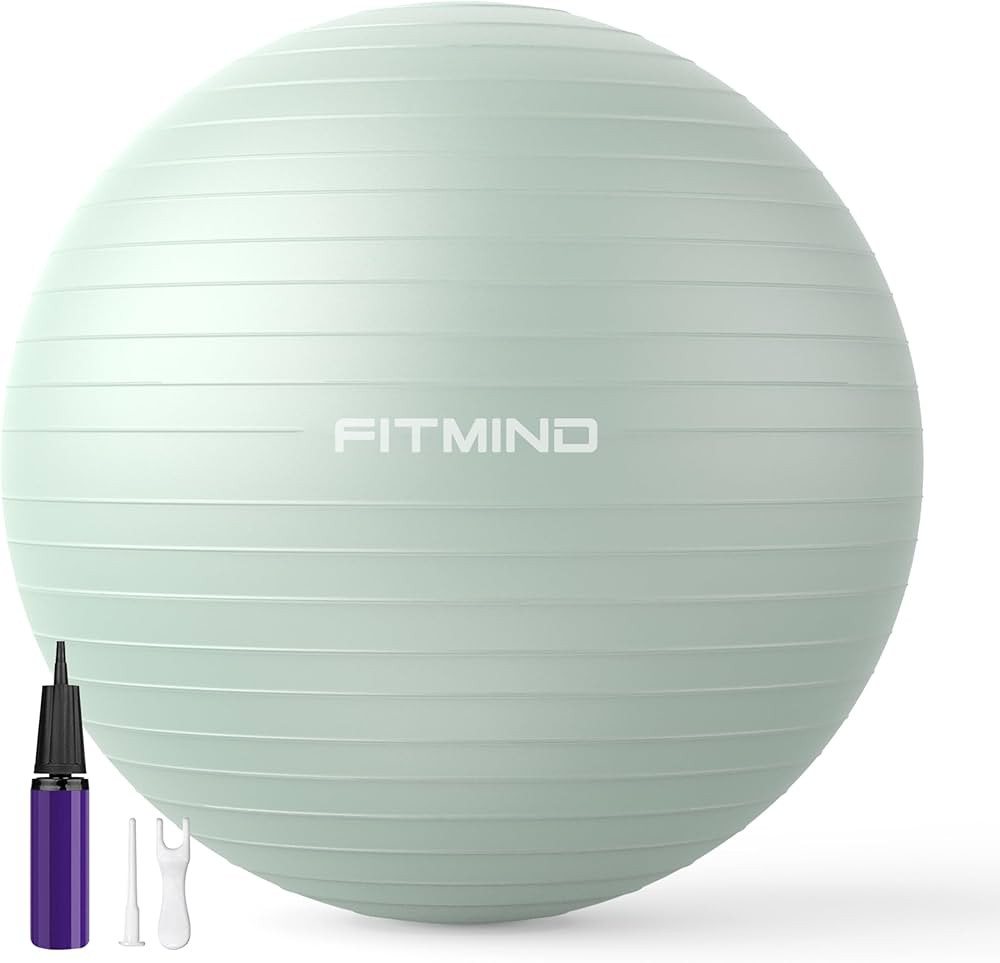 Extra Thick Exercise Ball Yoga Ball 22in/26in/30in for Workout Pregnancy Stability,Anti-Burst and... | Amazon (US)