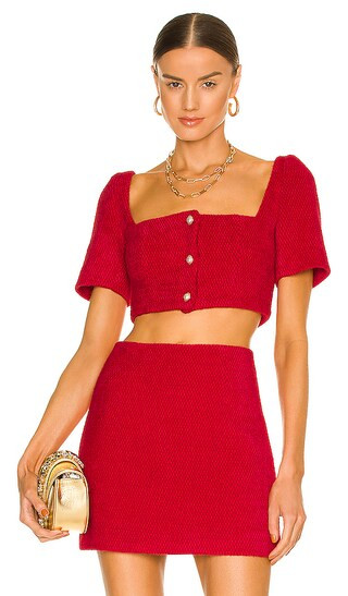 Alice Crop Top in Red | Revolve Clothing (Global)