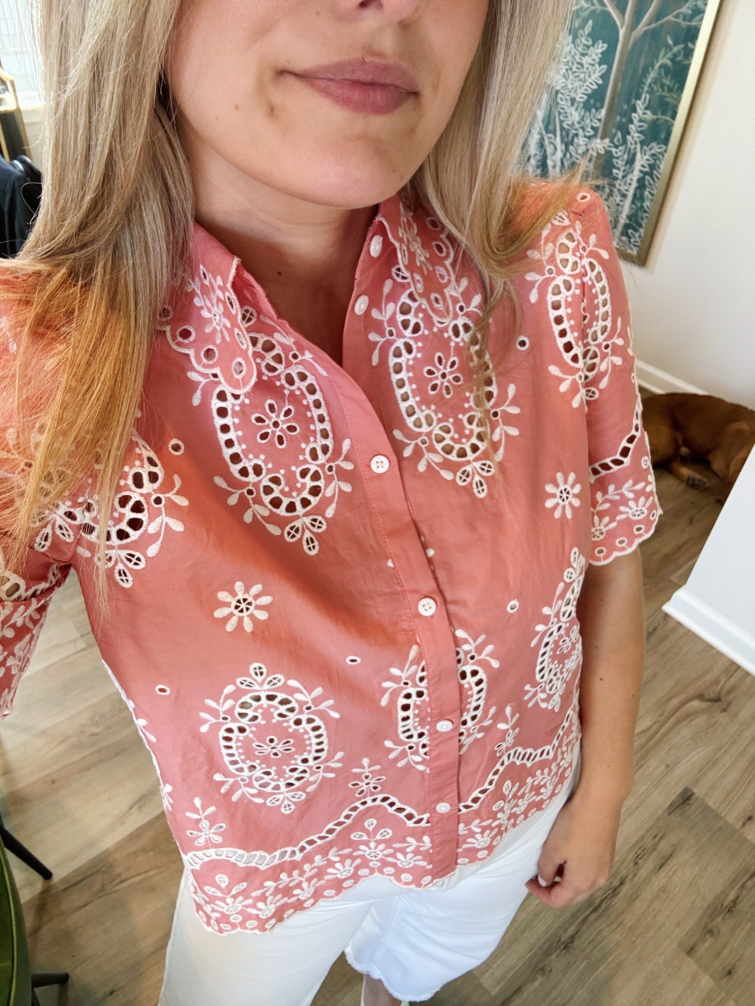 This top 🩷🩷🩷 runs small size up. I’m in the 6 but could do the 8 too  

#LTKStyleTip #LTKWatchNow