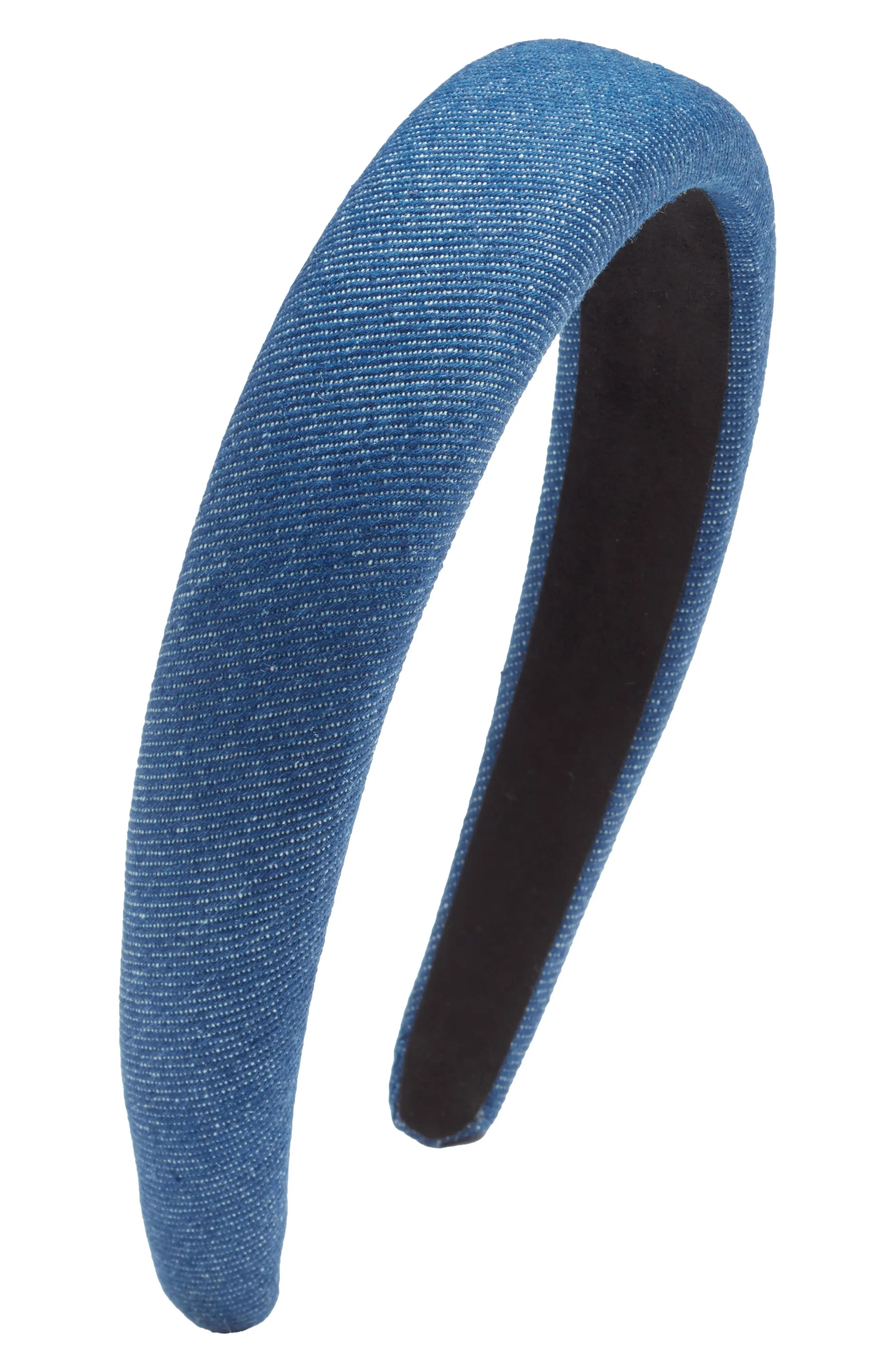 Chelsea28 Padded Denim Headband in Blue at Nordstrom | Nordstrom