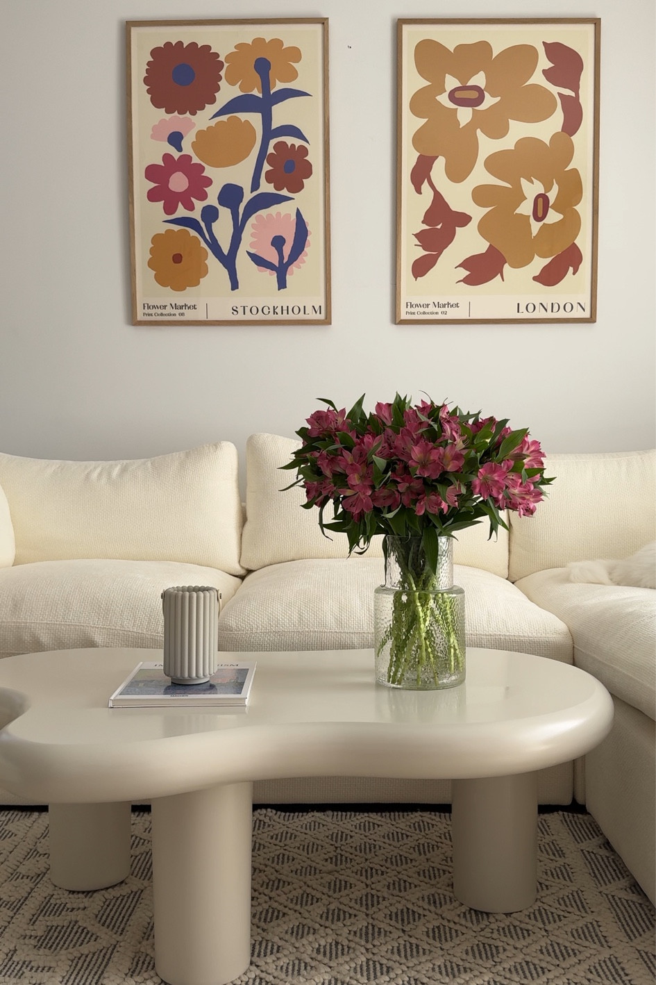 minimalist cozy living room decor 🌸💗 #cozydecor #whitelivingroom #minimalisthome 

#LTKhome #LTKfindsunder100 #LTKfindsunder50