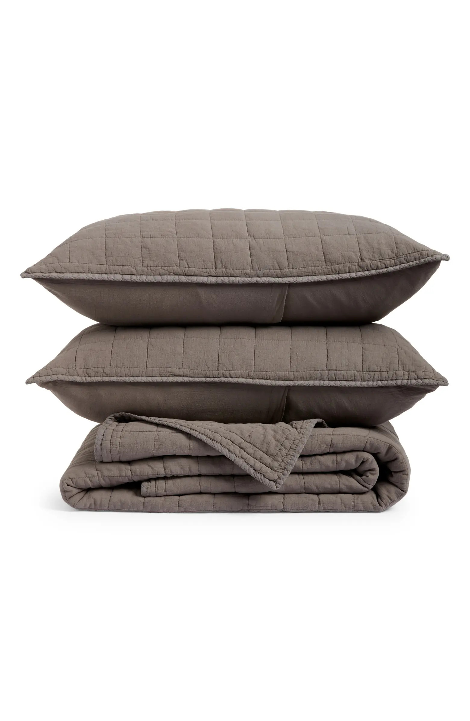 Soft Wash Grid Quilt & Shams Set | Nordstrom