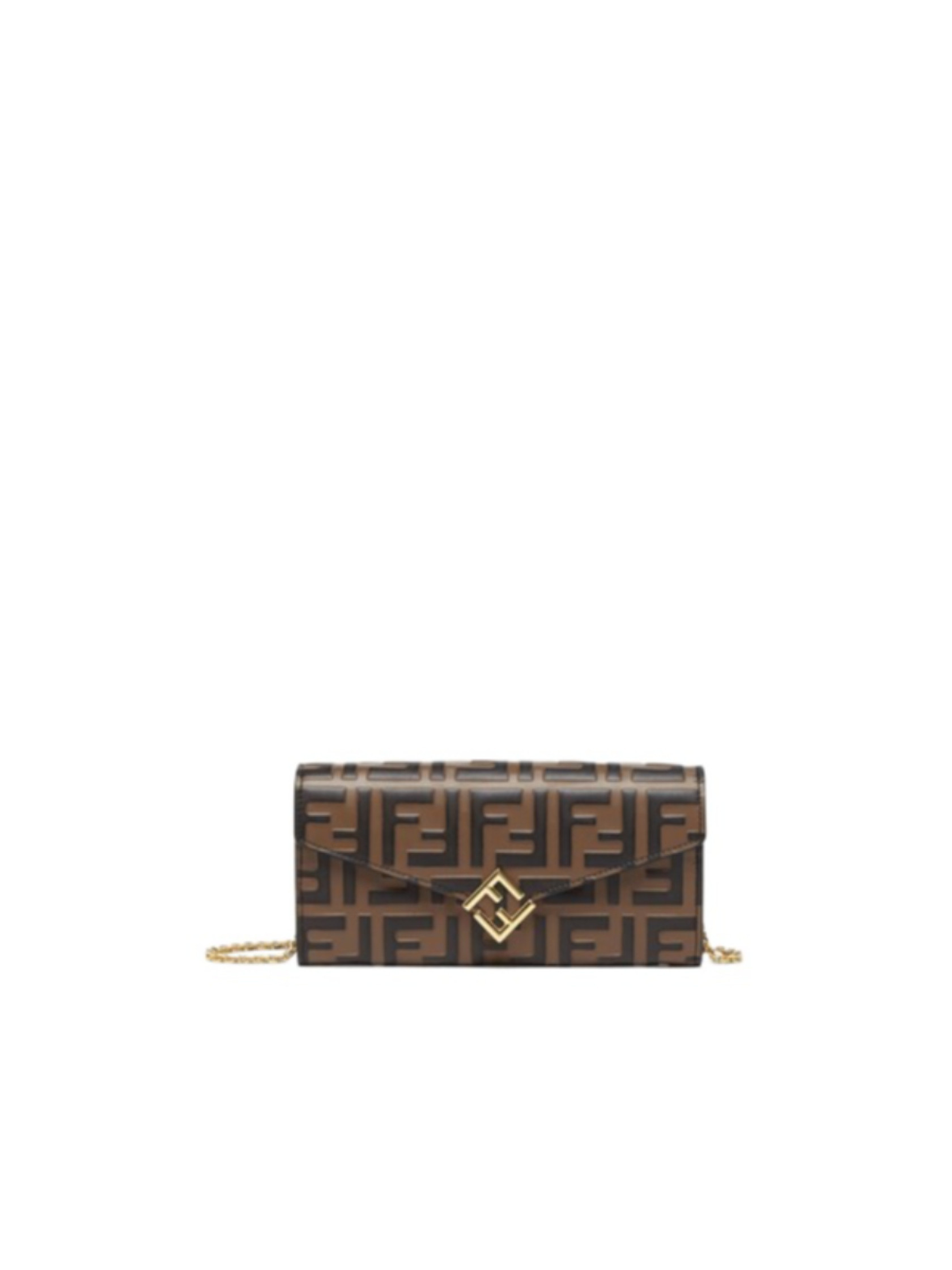 Fendi FF Diamonds Continental Chained Wallet | Senser US