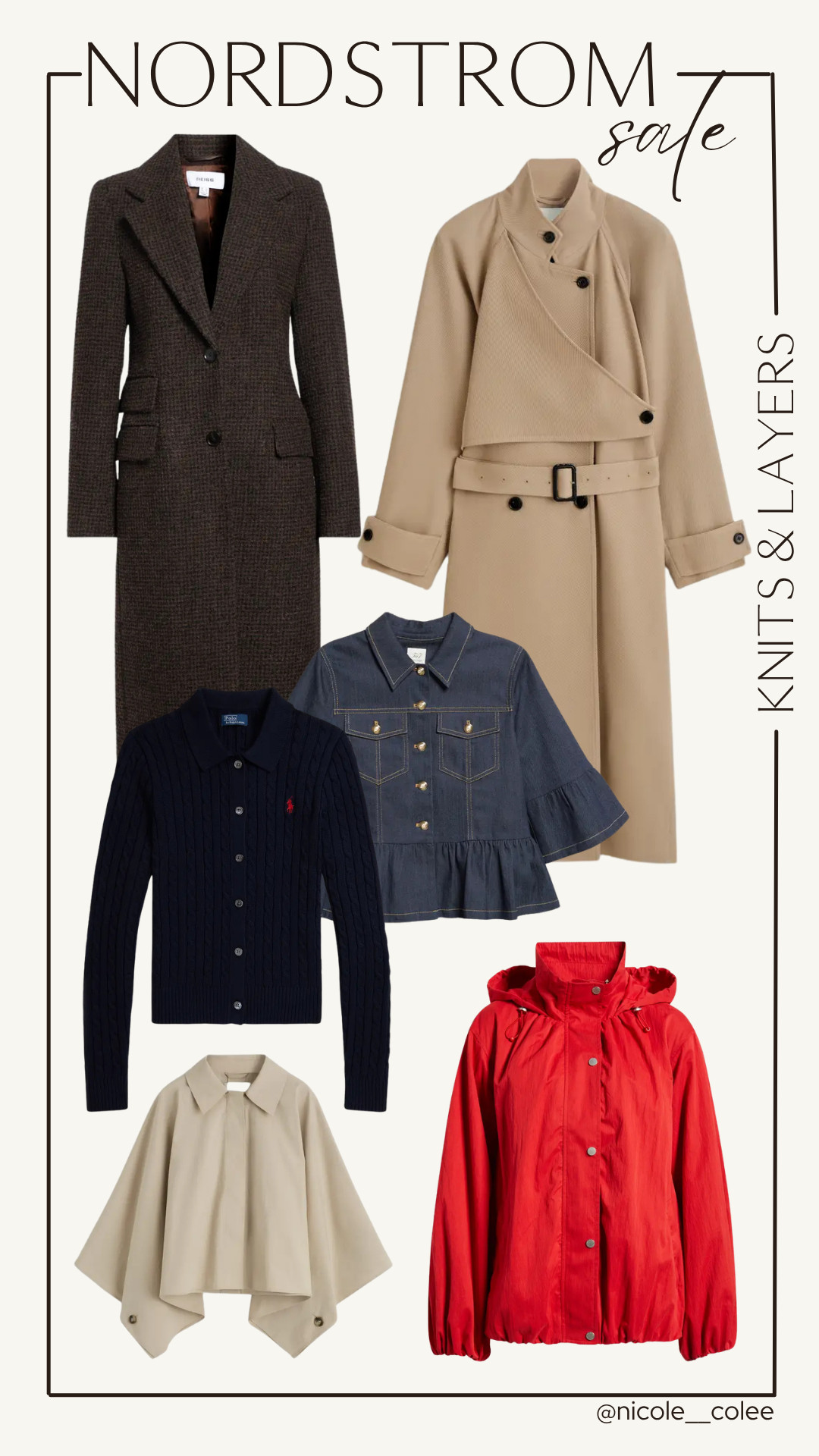 🚨 The countdown is ON! The Nordstrom Anniversary Sale preview is officially live, and I've already started building my shopping guides for you. 🤍

Save this post so you know exactly when you can shop! I'll be sharing the BEST finds (and what to skip 😉) every step of the way.

✨ Favorites are already linked in my LTK!

The best time to invest in timeless layers is during the Nordstrom Anniversary Sale. 🍂

Think elevated cardigans, statement coats, lightweight jackets, and those forever pieces you'll wear season after season.

These are all on my wishlist.

#FallStyle #NordstromAnniversarySale #LTKStyle #NicoleColeeStyle 

 #LTKdayinmylife #LTKgrwm #LTKSaleAlert