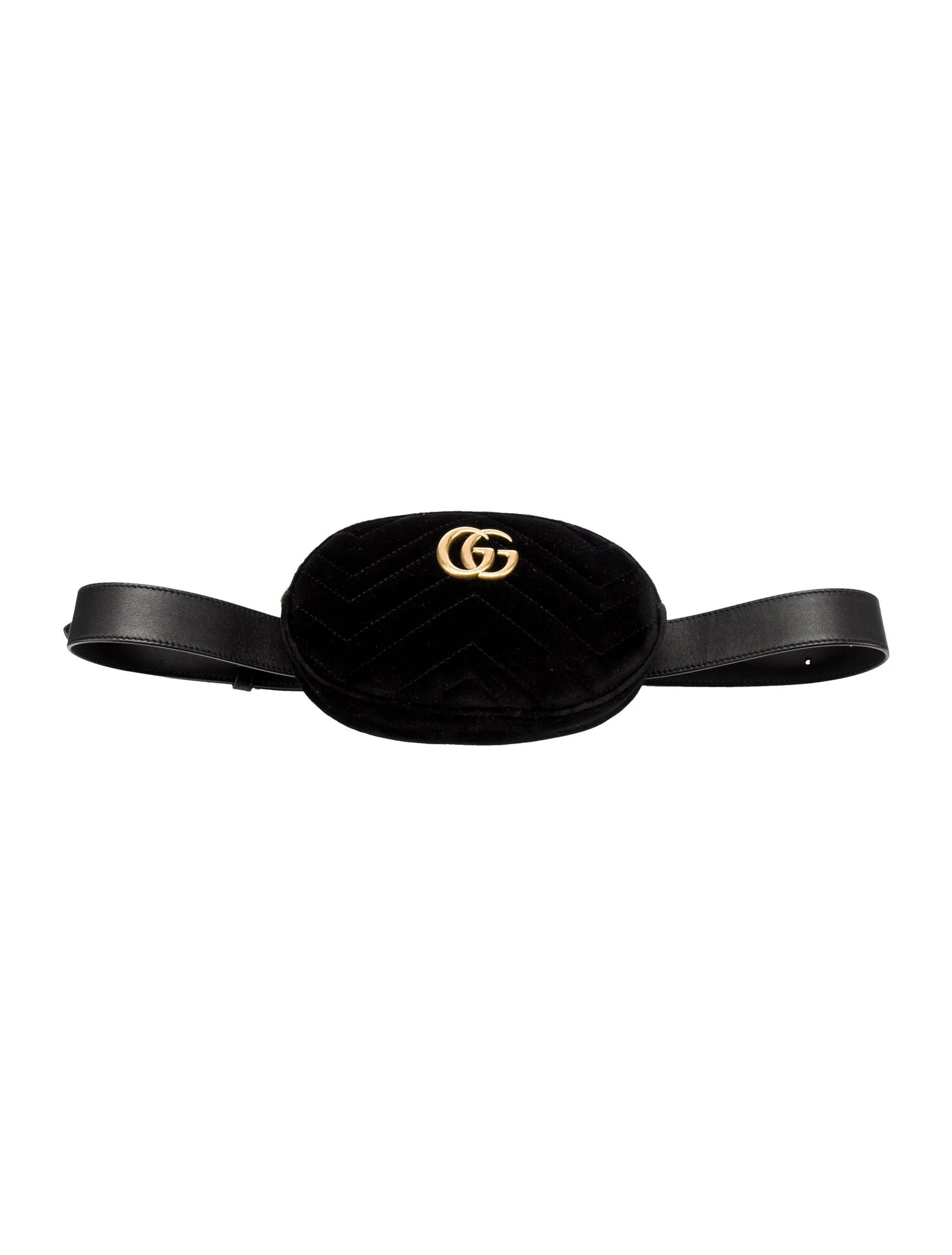 Velvet GG Marmont Matelassé Belt Bag | The RealReal