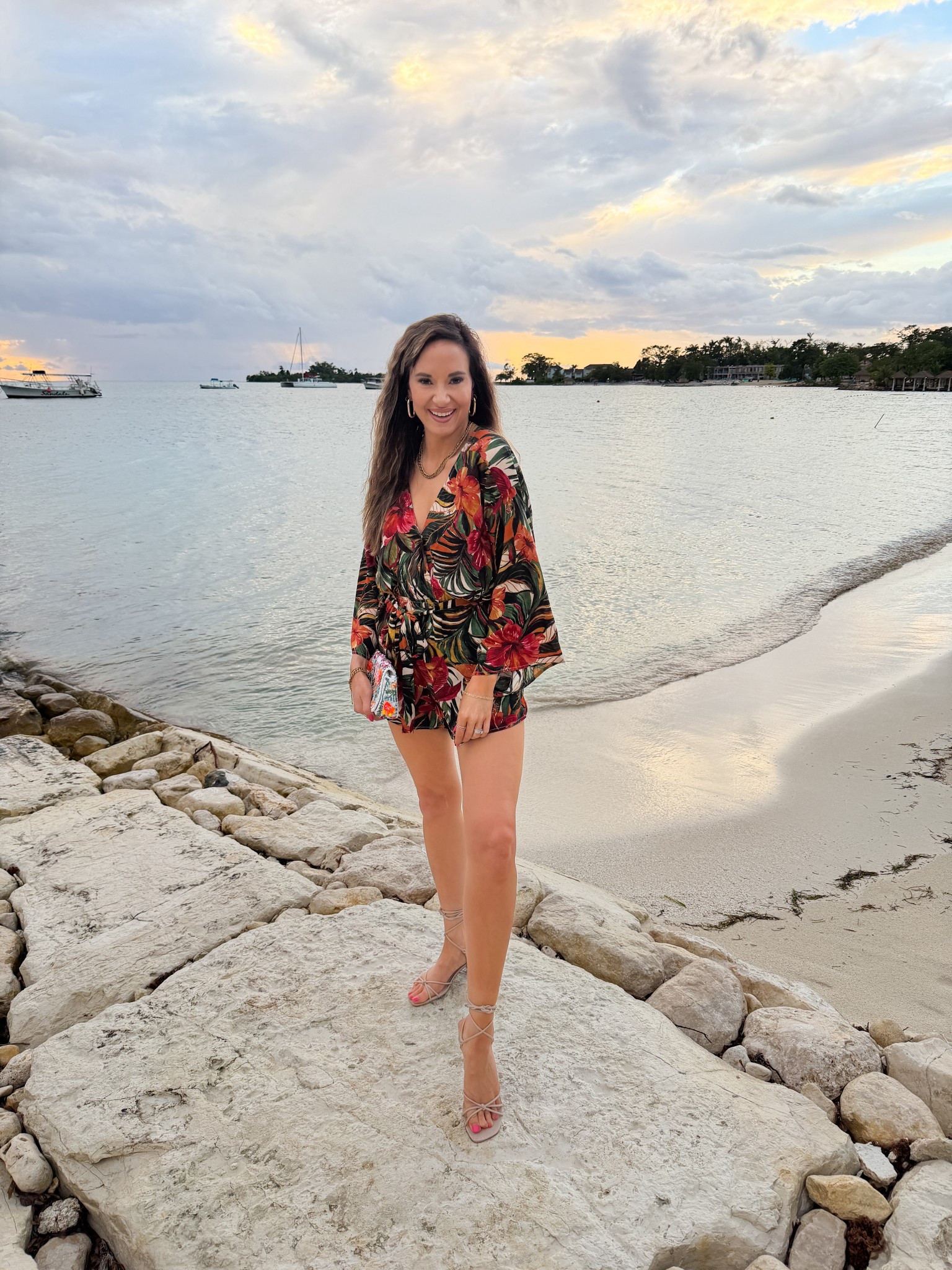 My Jamaica Resort Outfit! Loving this floral romper 

#LTKSeasonal #LTKootd #LTKTravel