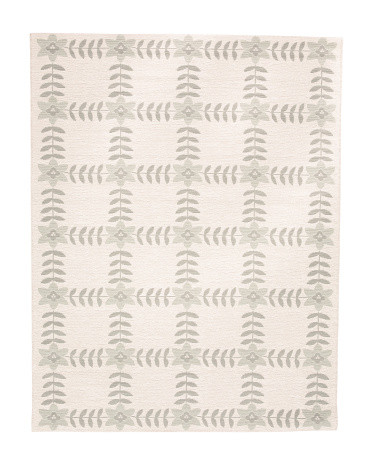 5x8 Indoor Outdoor Serena Floral Grid Area Rug | Marshalls