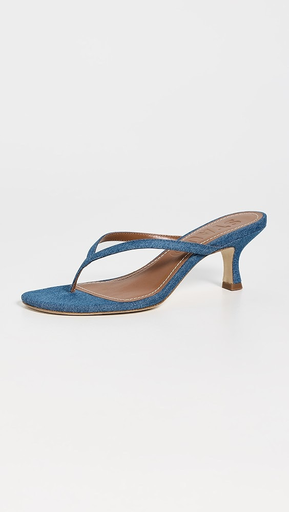 Freja Denim Kitten Heel Sandals | Shopbop