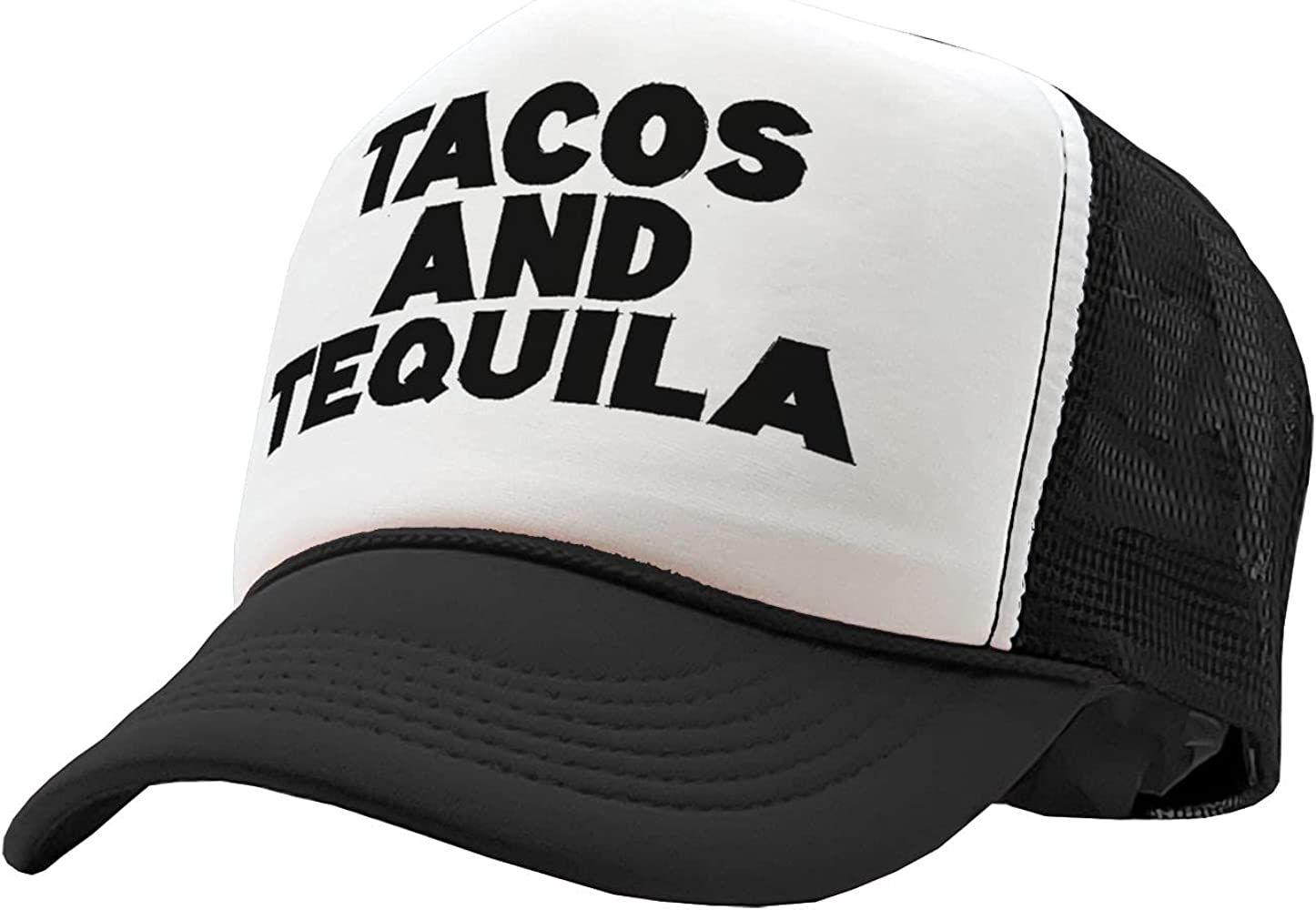 TEQUILAS and Tacos - Party time Mexican Food - Vintage Retro Style Trucker Cap Hat | Amazon (US)