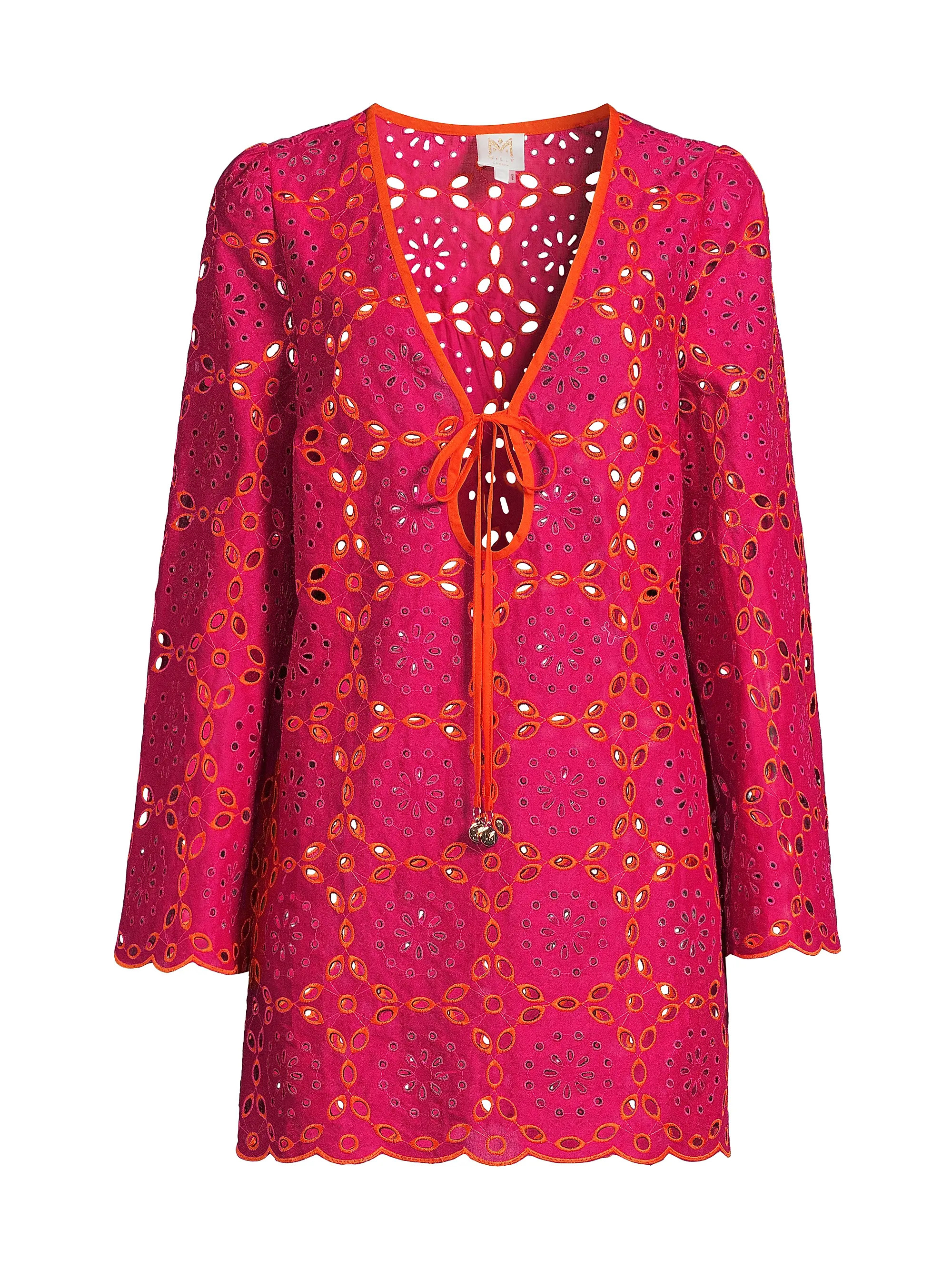 Viara Cotton Eyelet Minidress | Saks Fifth Avenue