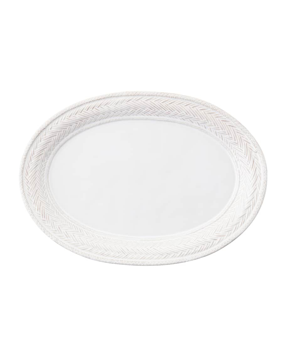 Juliska Le Panier 17" Platter - Whitewash | Neiman Marcus