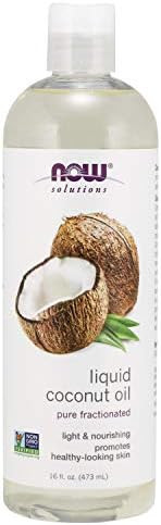 NOW Solutions, Liquid Coconut Oil, Light and Nourishing, Promotes Healthy-Looking Skin and Hair, ... | Amazon (US)