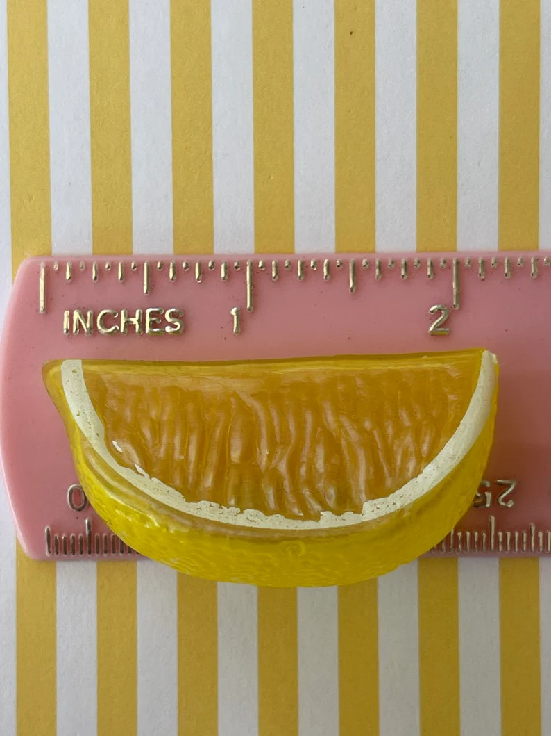 Fake Lemons | realistic lemons | plastic lemons wedges| lemon decor | lemon props | Etsy (Global)
