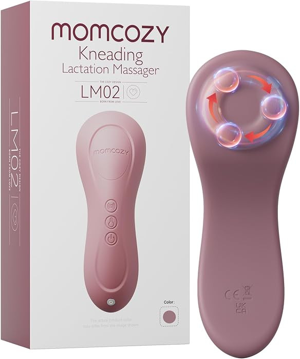 Momcozy Rolling Lactation Massager with Heat, 3-in-1 Real-Like Massage for Relieve Clogged Ducts,... | Amazon (US)