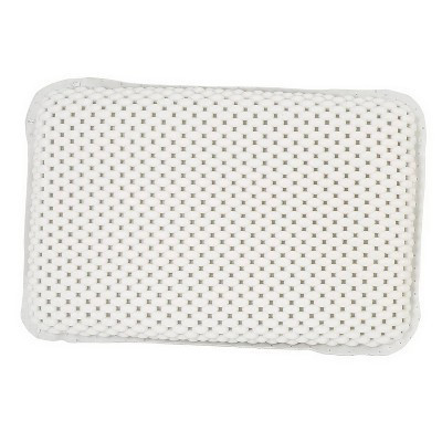 Spa Foam Bath Pillow White - Bath Bliss | Target