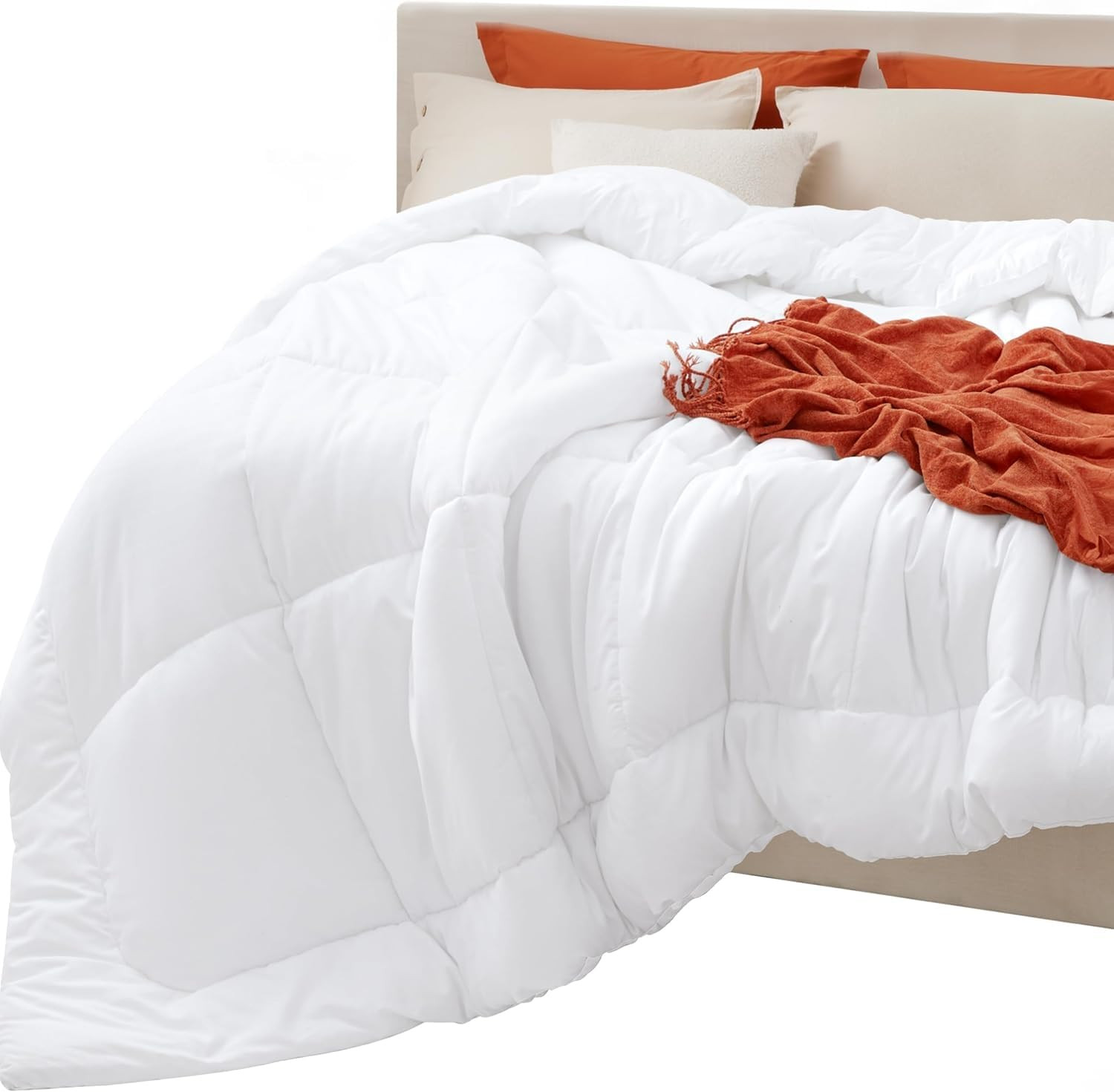 Bedsure Comforters Queen Size Duvet Insert, All Season Bed Comforter, Quilted Down Alternative Du... | Amazon (US)