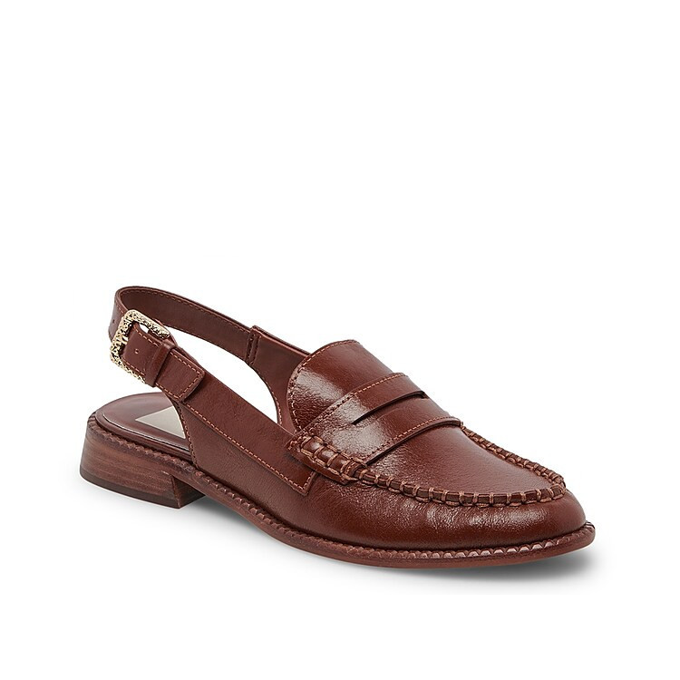 Dolce Vita Hardi Loafer | Women's | Dark Brown | Size 7.5 | Loafers | Slingback | DSW