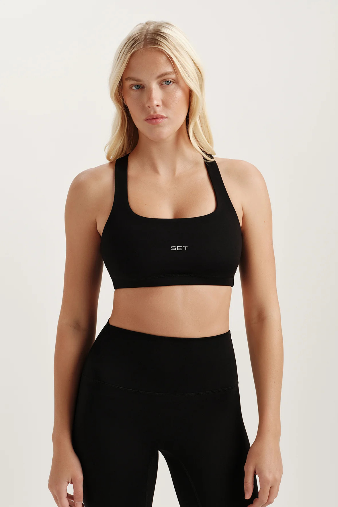 SPORTBODY® SPORTY DRILL BRA - ONYX | SET Active