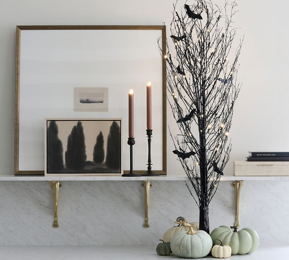 Lit German Glitter Tree | Pottery Barn (US)