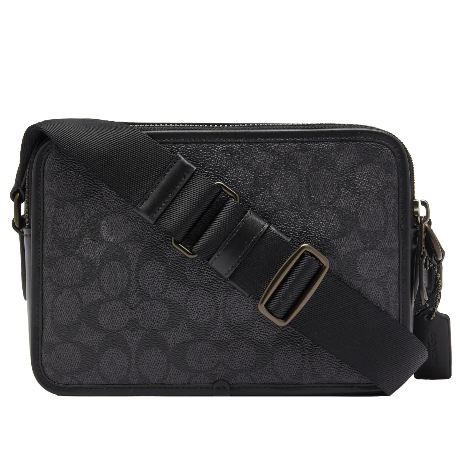 Coach Men's Signature Charter Cross-Body Bag in Charcoal | END. Clothing