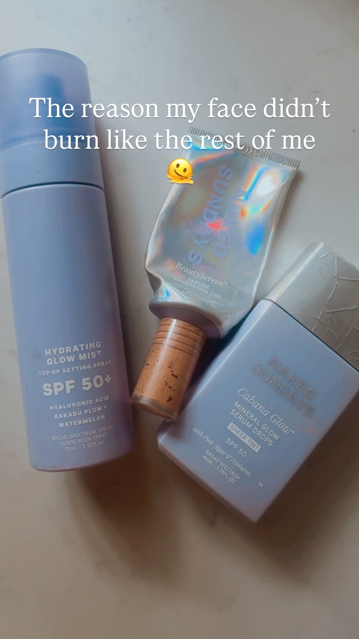 My go to summer face products the give you a glow and keep you protected from the sun ☀️ @Naked Sundays US #SPF #skincare

#LTKSeasonal #LTKselfcare #LTKBeauty