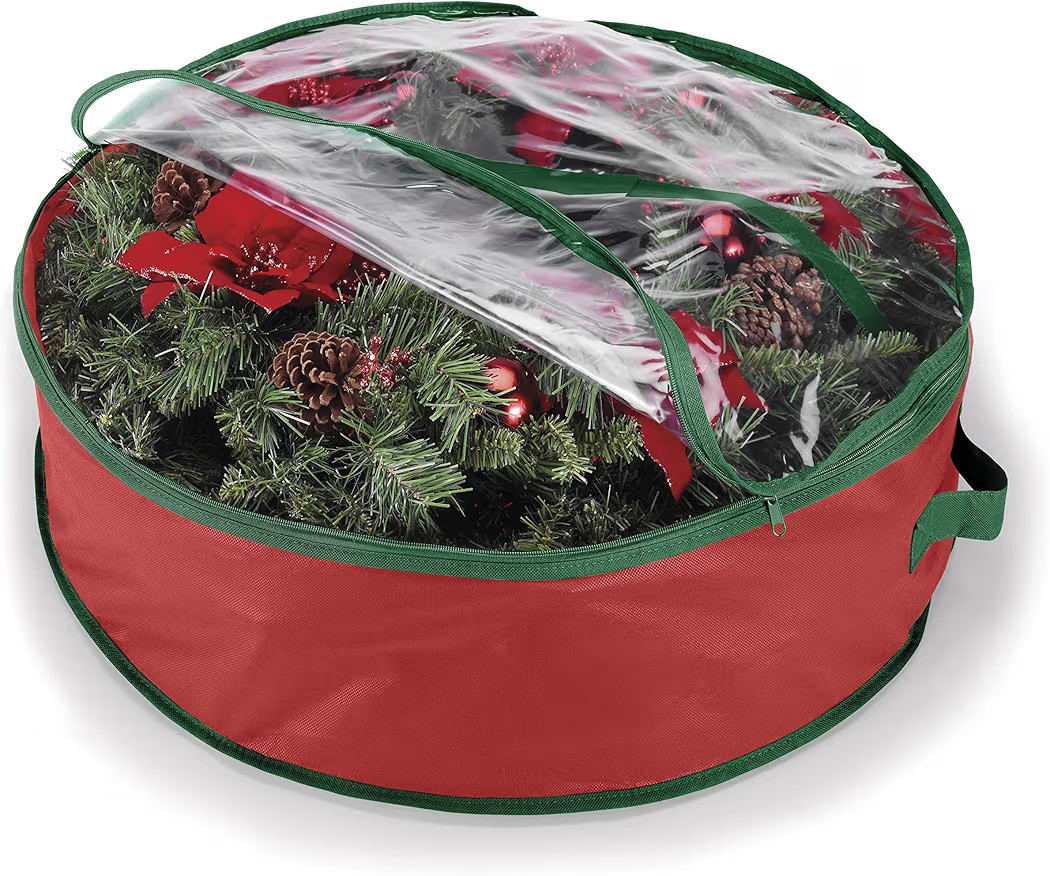Whitmor Wreath and Garland Bag for 30-Inch Wreaths | Amazon (US)