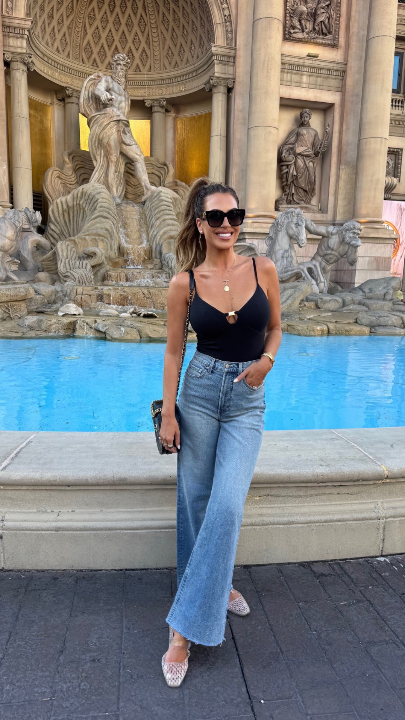 wearing a small bodysuit and 27 in denim! top and similar jeans are on sale today too! 

 #LTKSaleAlert