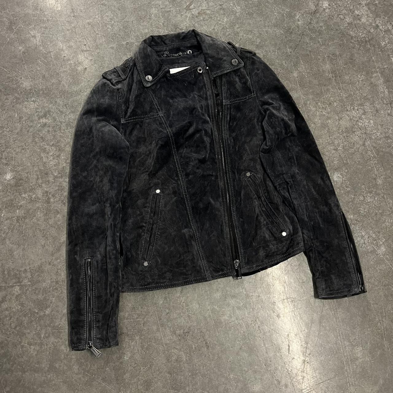 BCBG Women's Jacket - Black/Grey - S | Depop US