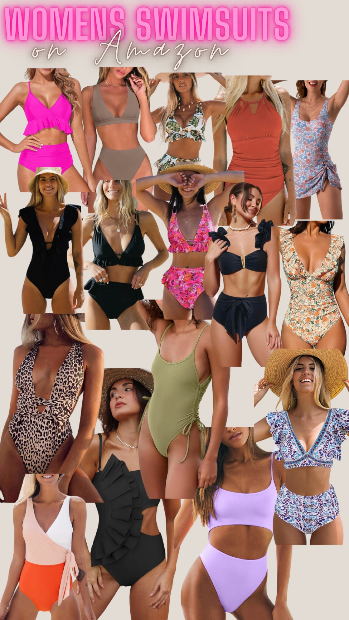 The cutest swimwear Amazon has to offer 😍 Obsessed with these prints and colors!! 

#LTKsalealert #LTKfamily #LTKswim