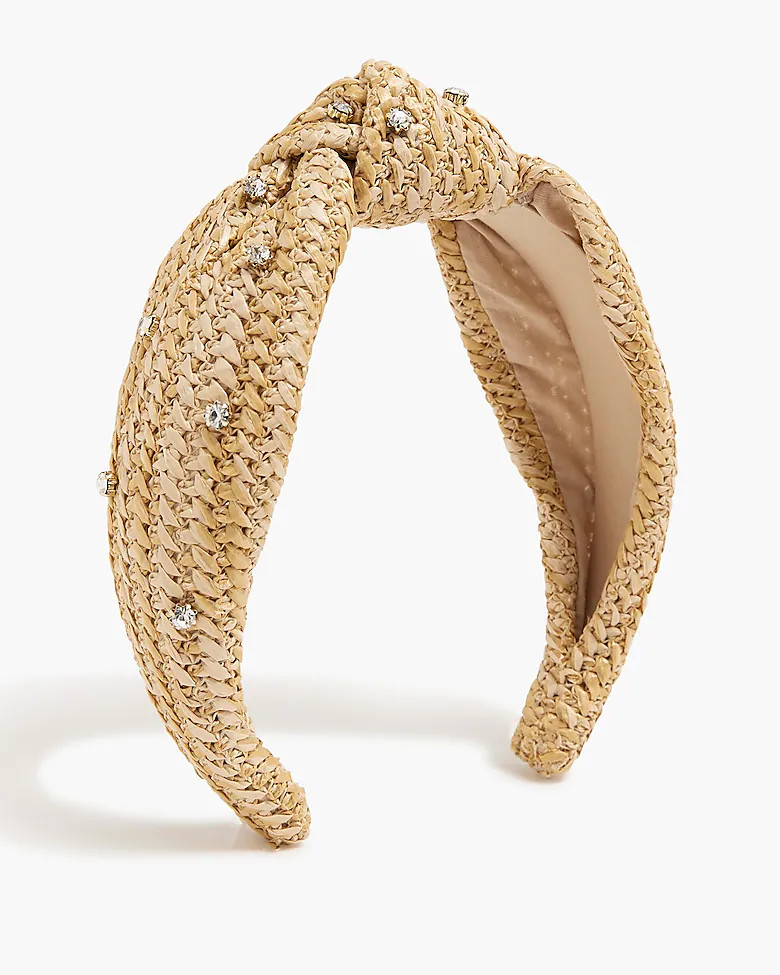 Woven knot embellished headband | J.Crew Factory