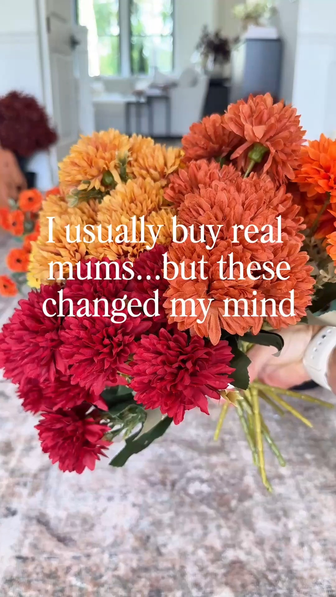 Love the look of real mums… just not the daily watering or replacing them after a few weeks? 🍂

I tested several faux options to see which ones actually look realistic, and these were my favorites

#LTKHome #LTKSeasonal