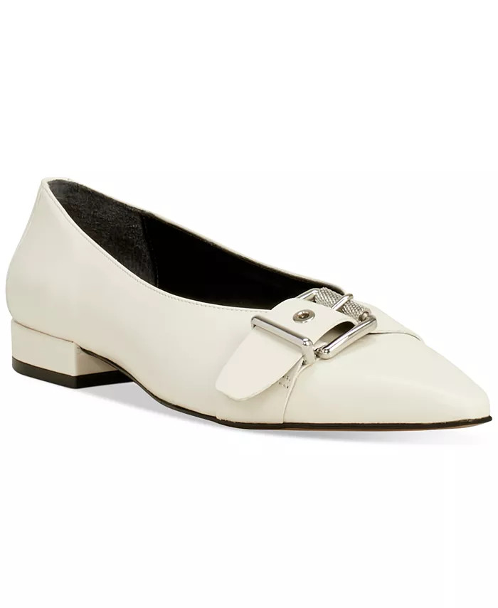 Women's Megdele Buckled Pointed-Toe Flats | Macy's