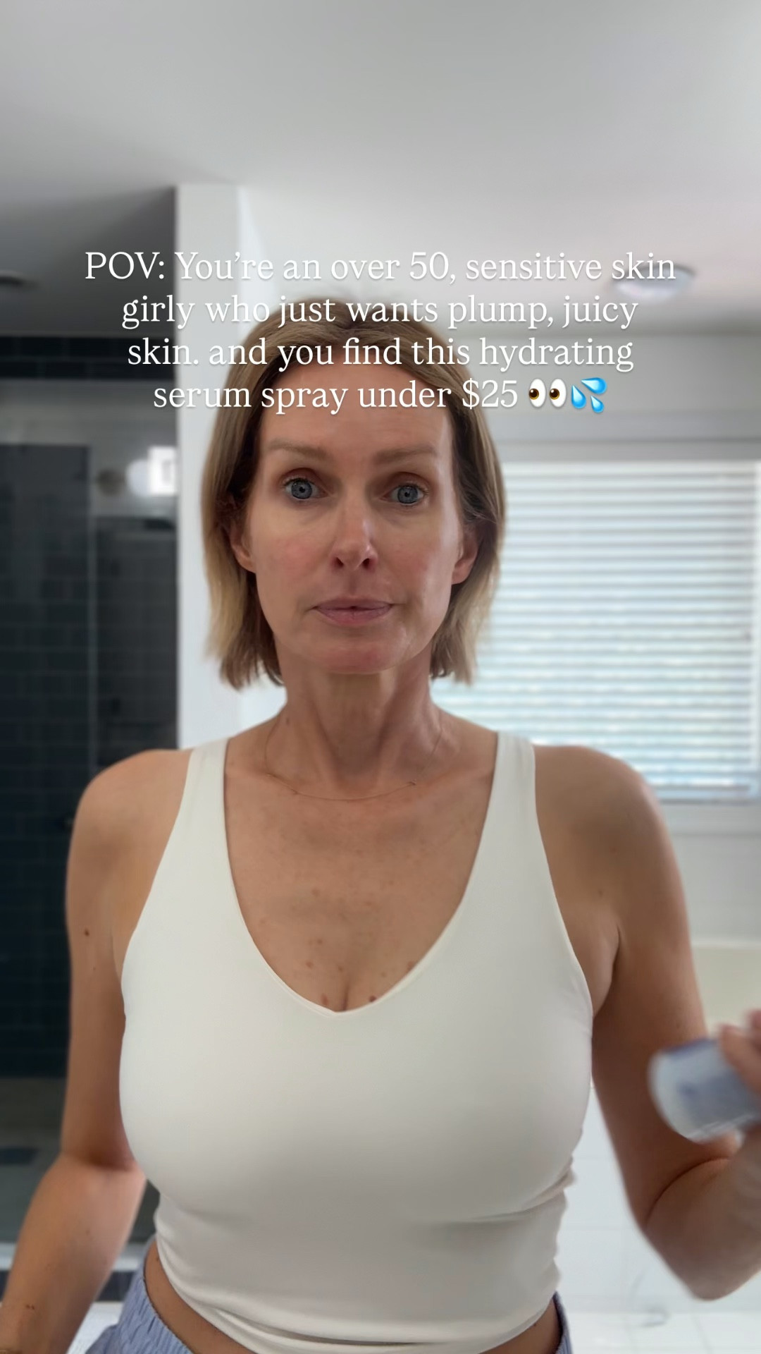 You start misting it between every skincare step… and suddenly your skin is softer, bouncier, and actually holds moisture again.

No irritation.
No tightness.
No makeup clinging to dry patches.

Just that smooth, hydrated, lit-from-within glow we’ve been chasing.

Turns out… it wasn’t more products.
It was more hydration in between.

Save this if your skin has been feeling dry lately 💧

Step 1 - Micellar Water
Step 2 - Spray Clean Start Spray
Step 3 - Apply Re-Do Serum
Step 4 - Spray Serum Spray
Step 5 - Apply l Redness Relief
Step 6 - Spray Serum
Step 7- Vitamin C
Step 8 Sunscreen

#over50beauty #sensitiveskin #matureskincare #glowingskin #hydratedskin


#LTKOver40 #LTKBeauty #LTKmorningroutine
