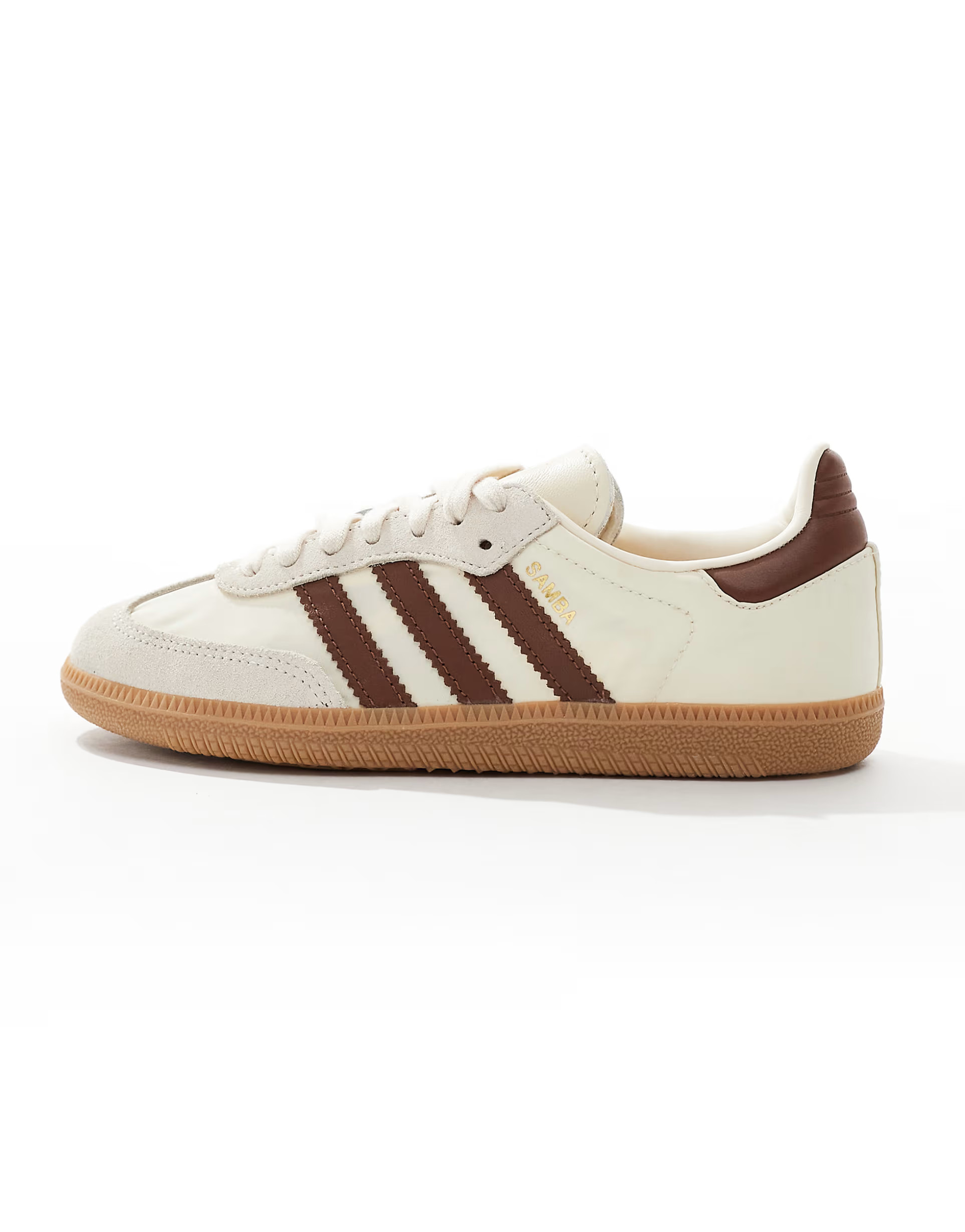 adidas Originals Samba OG trainers in cream and brown | ASOS (Global)