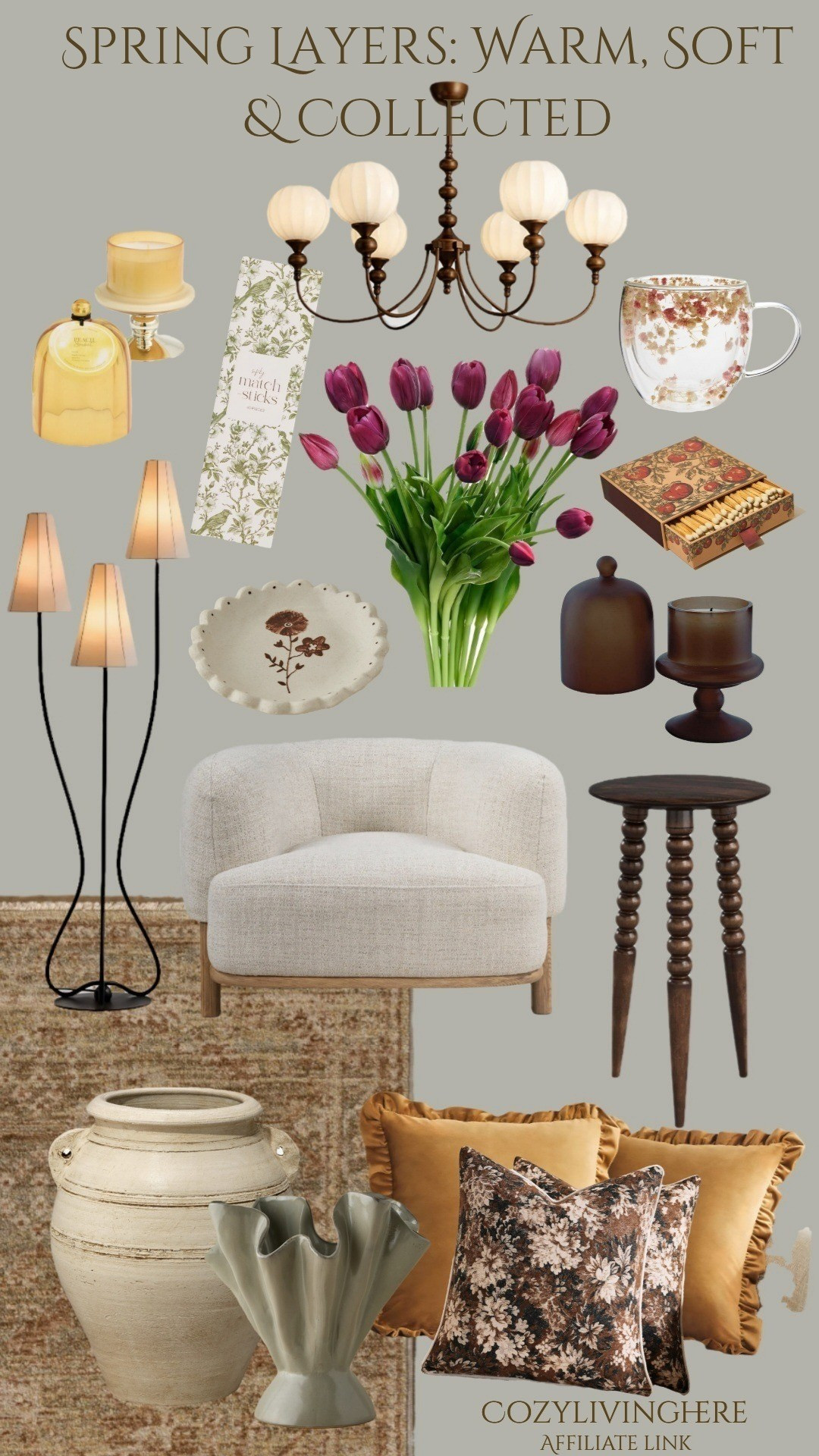 Bringing in soft vintage touches for spring 🌷 layered textures, warm wood tones, and the prettiest little details that make a space feel collected + cozy. From statement lighting to delicate florals and timeless accents… these are the pieces that instantly elevate your home.Everything linked here for you 🤎

#LTKHome #LTKU