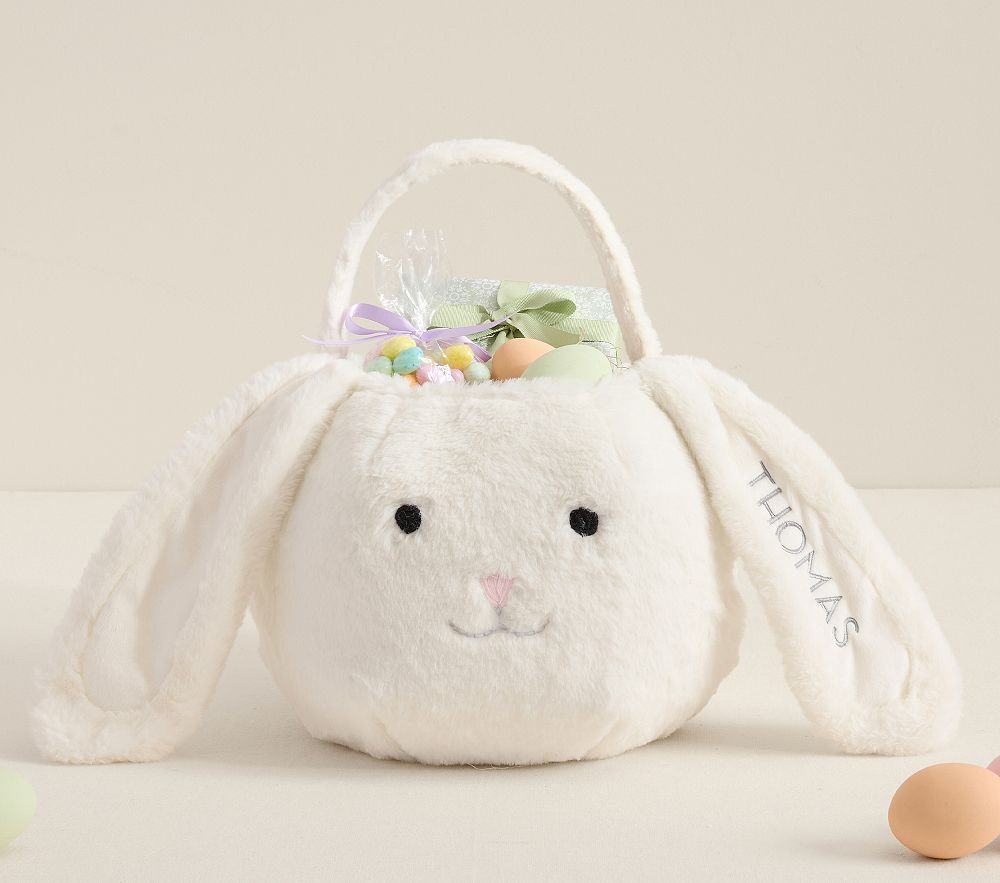 Fur Bunny Easter Bucket | Pottery Barn Kids