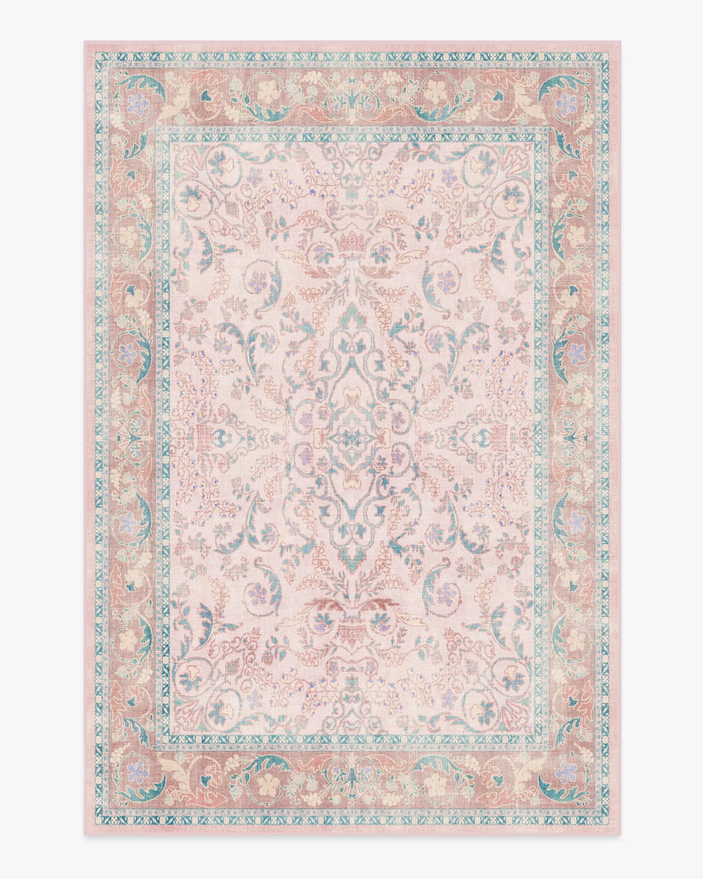 Bridgerton Fit For A Queen Soft Rose Tufted Rug | Ruggable | Ruggable