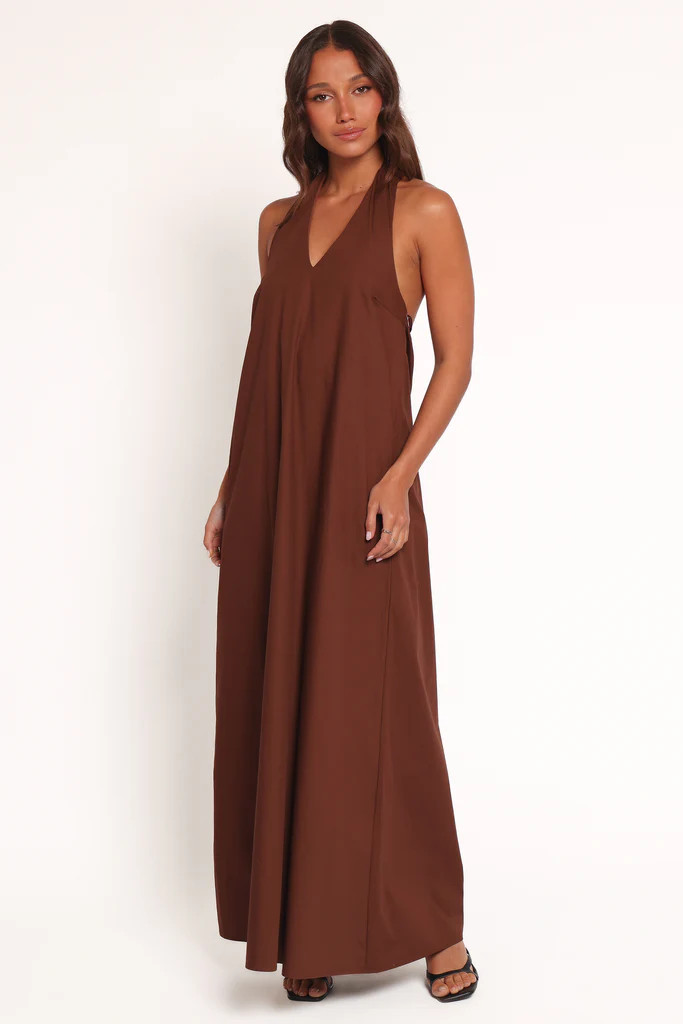 Kaida Maxi Dress - Espresso | Petal & Pup (US)