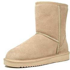 DREAM PAIRS Women's Shorty-New Mid Calf Winter Snow Boots | Amazon (US)