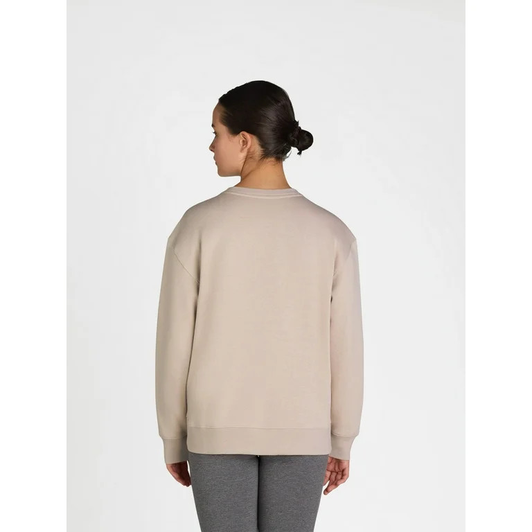 Athletic Works Women's Fleece Crewneck Sweatshirt, Sizes XS-XXXL | Walmart (US)