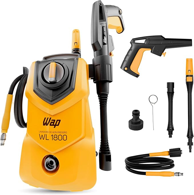 WAP Lavadora de Alta Pressão WL 1800 360L/h Portátil, com Jato em Leque e Concentrado 1500psi 1... | Amazon (BR)