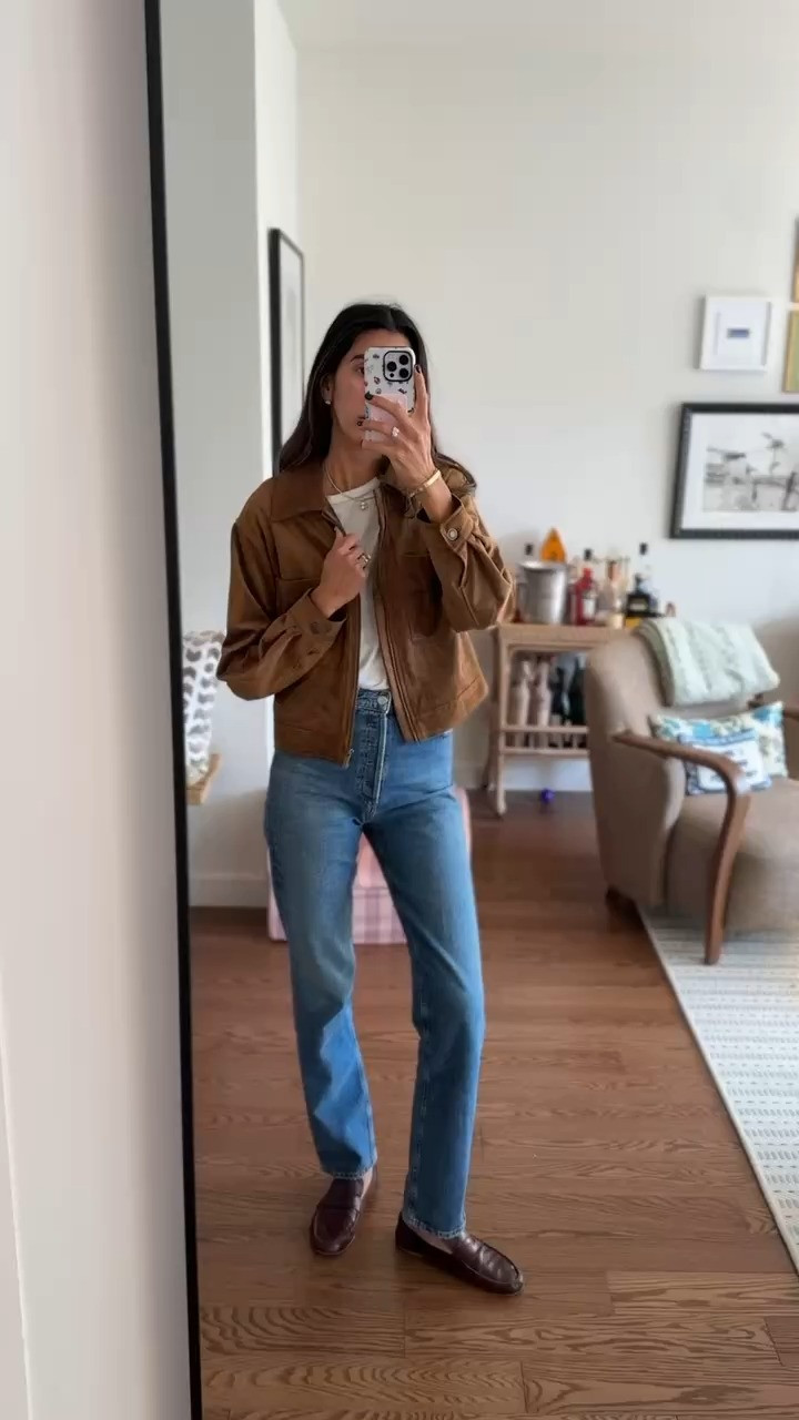 Faux Suede Jacket Outfit 

 

#LTKSeasonal #LTKStyleTip