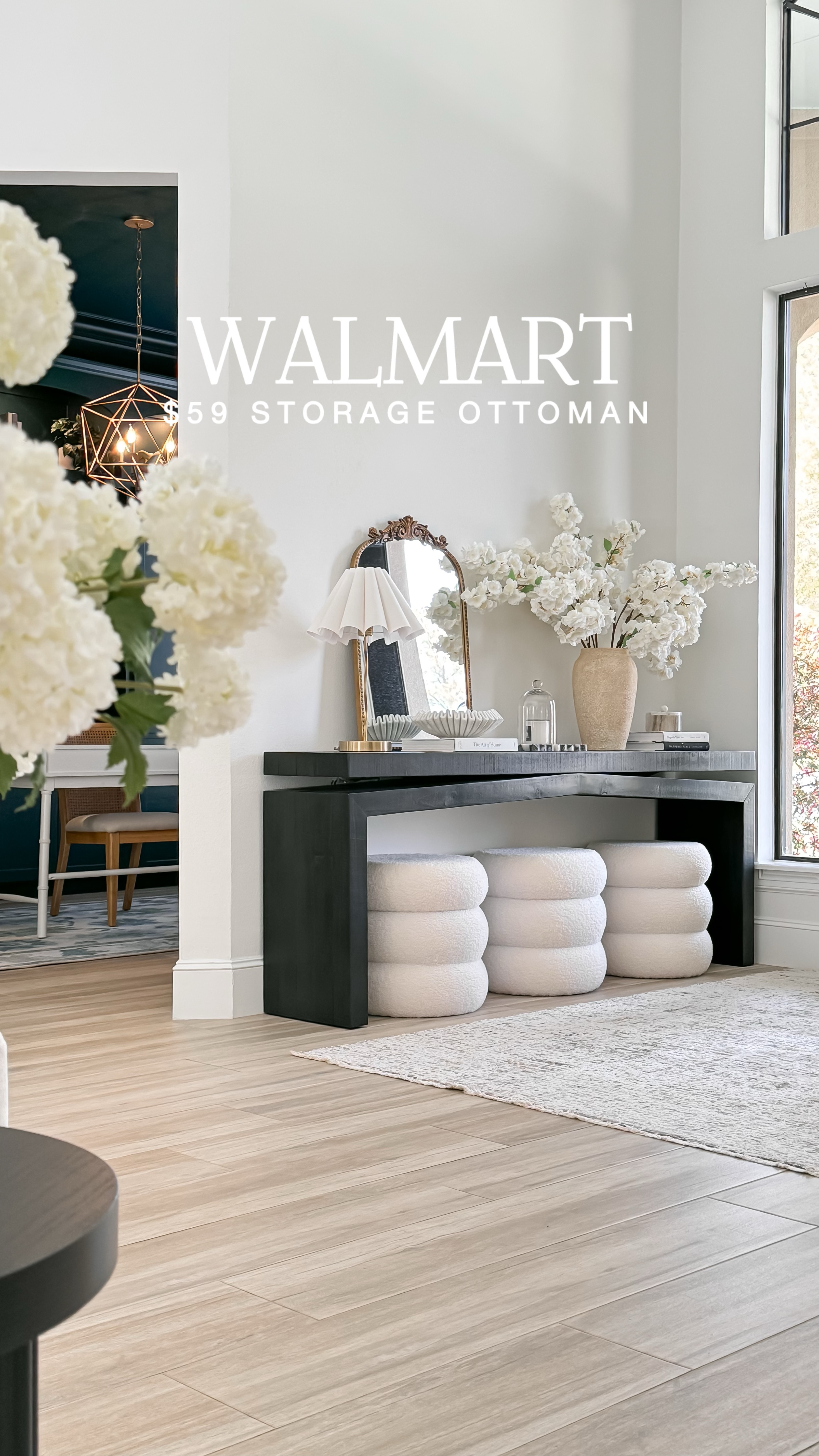 Added this viral Wayfair console table to my entryway & the Walmart $49 Boucle stools that have removable lids and storage inside.

#walmart #wayfair #storage #homedecor #transitionalhome #florals #consoletable

#LTKFindsUnder100 #LTKFindsUnder50 #LTKHome