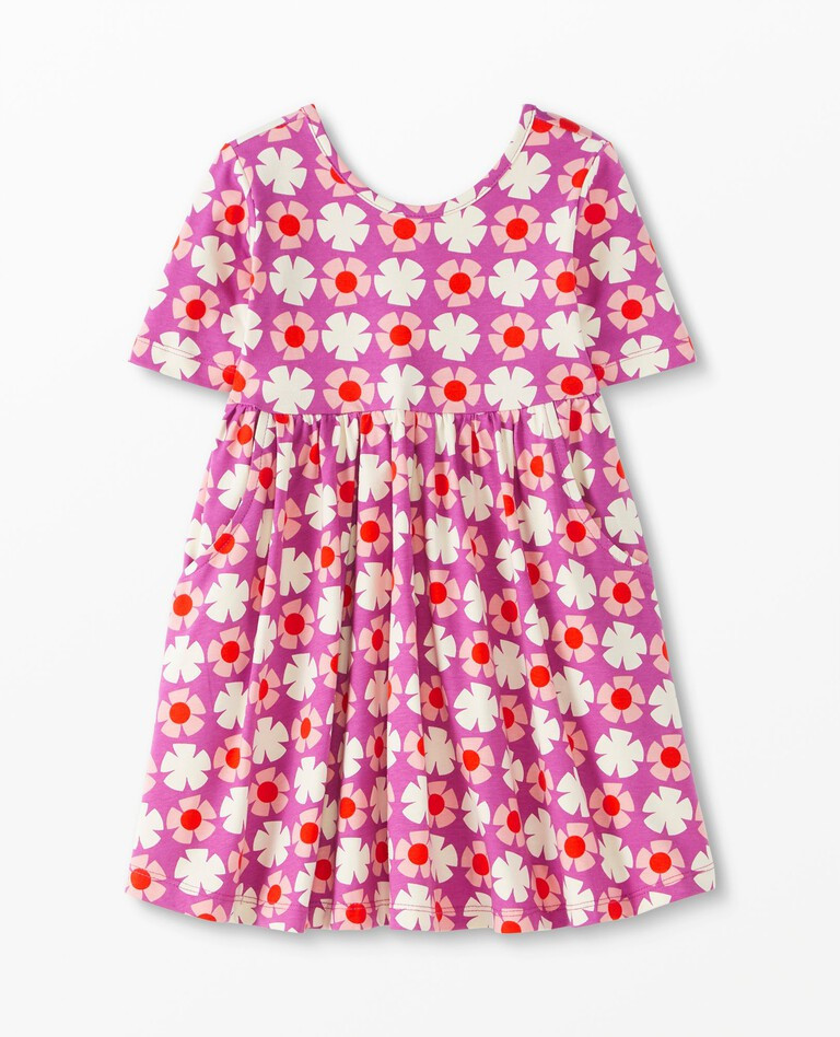 Print Super Soft Skater Dress | Hanna Andersson